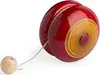 A red wooden yo-yo